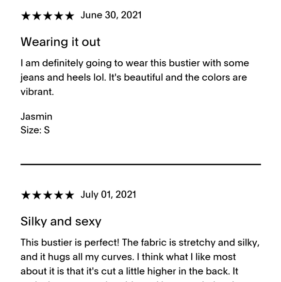 Savage X Fenty Perfect Poppies Lace Bustier - Picture 9 of 12